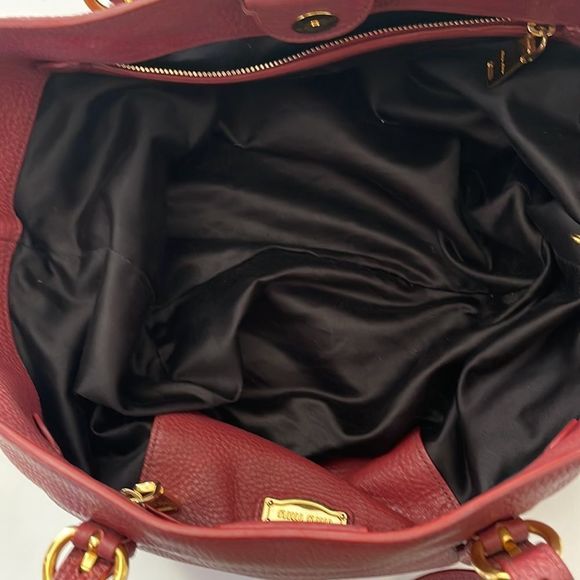 MIU MIU BAG VIT.DAINO RR1905 Leather Shoulder Bag,Tote Bag W Authentication Card - Picture 10 of 16